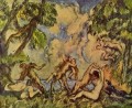 Bacchanalien Der Kampf der Liebe Paul Cezanne